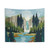 Waterfall Vista Tapestry - Nature Wall Art