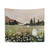 Calm Evening Landscape Tapestry with Watercolor Scenery