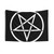 Pentagram Tapestry - Creepy Art by Kev G