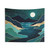 Celestial Moon Water Vista Tapestry Wall Decor