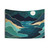Celestial Moon Water Vista Tapestry Wall Decor