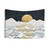 Golden Ocean Tapestry - Celestial Wall Art