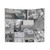 Light Grey Aesthetic Collage Tapestry Wall Decor