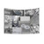 Light Grey Aesthetic Collage Tapestry Wall Decor
