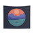 Peaceful Reflection Tapestry - Minimalist Landscape Art