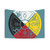Sacred Hoop Medicine Wheel Native American Tapestry