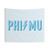 Phi Mu Sorority 3D Blue Lightning Tapestry
