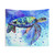 Underwater Sea Turtle Tapestry Wall Hanging