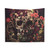Boho Skull Floral Tapestry Wall Hanging