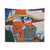 Funny Trippy Cartoon Tapestry