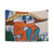 Funny Trippy Cartoon Tapestry