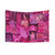 Aesthetic Pink Collage Tapestry