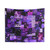 Purple Aesthetic Collage Tapestry