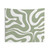 Abstract Sage Green and White Tapestry