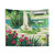 Anime Flowers Landscape Tapestry Wall Hanging