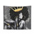 Naturally Queen VI Tapestry - Black Art Portrait