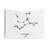 Virgo Zodiac Constellation Wildflower Tapestry