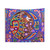 Vibrant Huichol Sun Moon Tapestry - Mexican Wall Art
