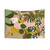 Bohemian Jungle Tapestry featuring abstract plants and greenery