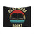 Retro Book Lover Tapestry
