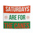 Saturdays are for the Canes Miami Hurricanes Tapestry