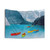 Canadian Landscape Tapestry with Canoes