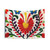 Mexican Flowers Wall Tapestry