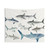 Sharks Landscape Tapestry - Vibrant Wall Art for Nature Lovers