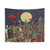 Philadelphia Skyline Tapestry - Colorful City Panorama Wall Art