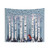 The Birches (in Blue) Tapestry Wall Hanging