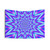 Exploding Star Tapestry in Blue and Pink