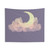 Cloudy Moon Tapestry - Celestial Wall Hanging