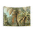 Vintage Tropical Palm Illustration Painting Artwork Tapestry