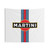 Martini Racing Stripe Retro Motorsport Tapestry