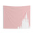 Millennial Pink Castle Silhouette Tapestry