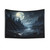 Dark Fantasy Landscape Tapestry - Lonely World Art