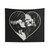 Frankenstein Bride Goth Emo Heart Tapestry