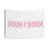 BOOM BOOM Pink Lightning Tapestry