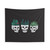 Skull Plants Trio Tapestry - Boho Wall Hanging