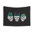 Skull Plants Trio Tapestry - Boho Wall Hanging