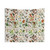 Vibrant Biology 101 Tapestry - Botanical & Entomology Art