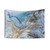 Blue and Gold Marble Tapestry