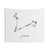 Pisces Zodiac Wildflower Constellation Tapestry Wall Hanging