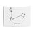 Pisces Zodiac Wildflower Constellation Tapestry Wall Hanging