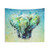 Watercolor Elephant Tapestry