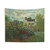 Monet's Argenteuil Garden with Dahlias Tapestry