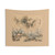 Landscapes of the Four Seasons-Spring Japanese Painting Tapestry