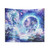Psychedelic Fantasy Tapestry featuring Dreamy Landscape and Animals