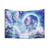 Psychedelic Fantasy Tapestry featuring Dreamy Landscape and Animals