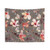 Coral Hibiscus Floral Tapestry